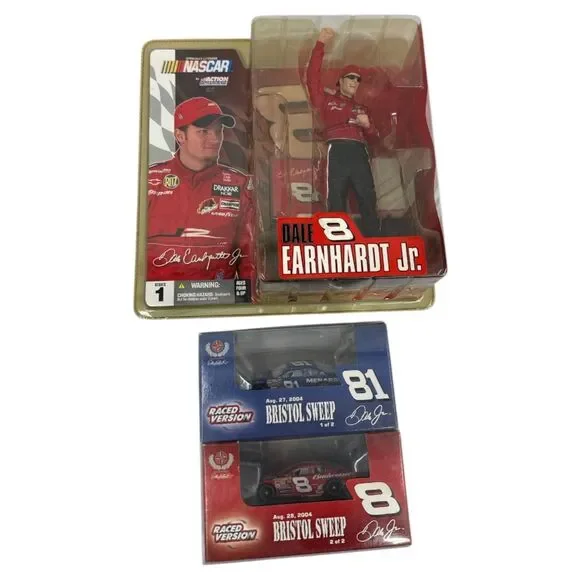 Dale Earnhardt Jr Lot Collectables 1st Daytona 500 win Trophy zippo Budweiser - Picture 4 of 13